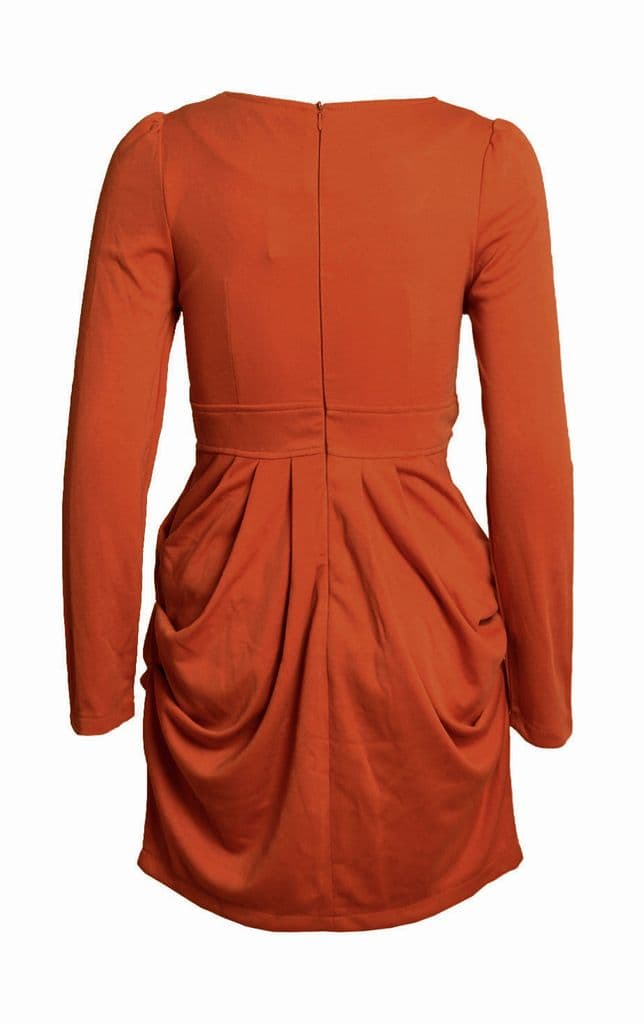 long draped sleeves